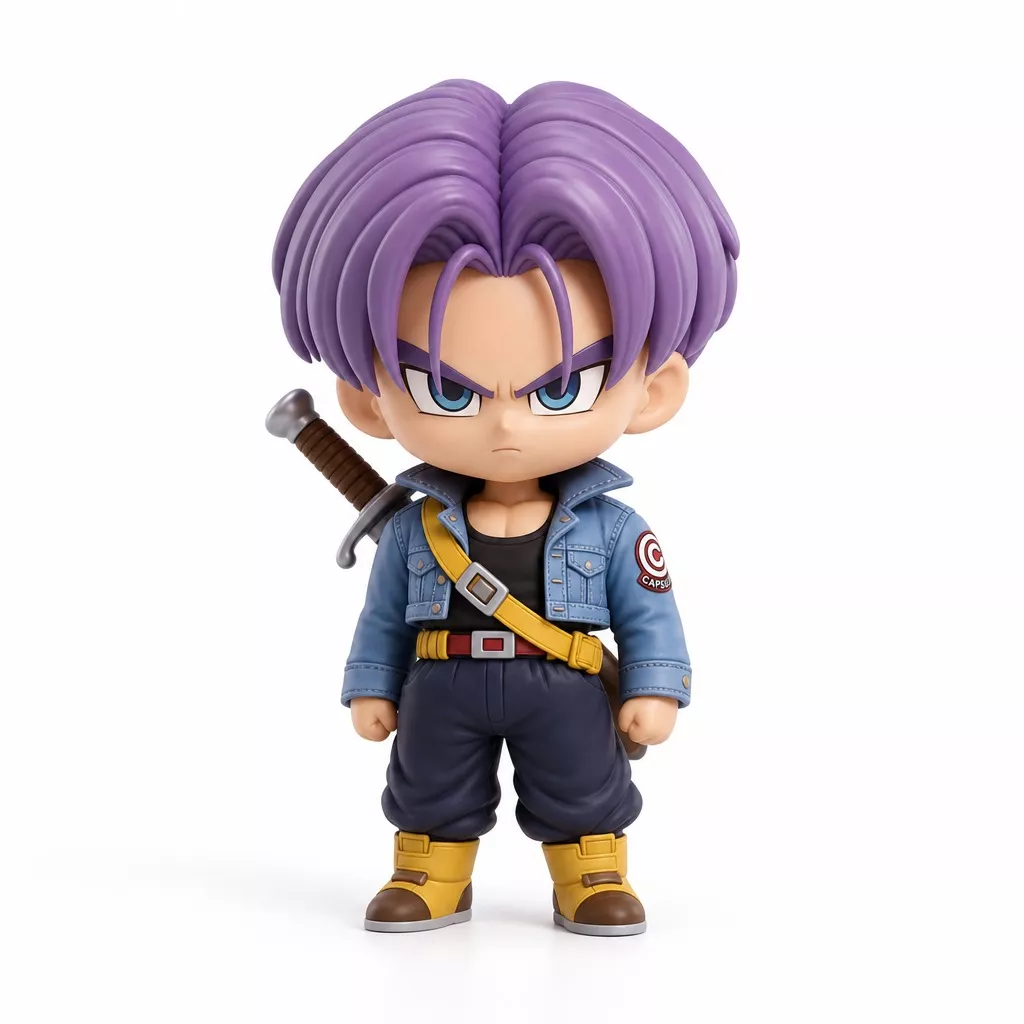 Trunks Chibi Figurine from Dragon Ball Z 3D print model