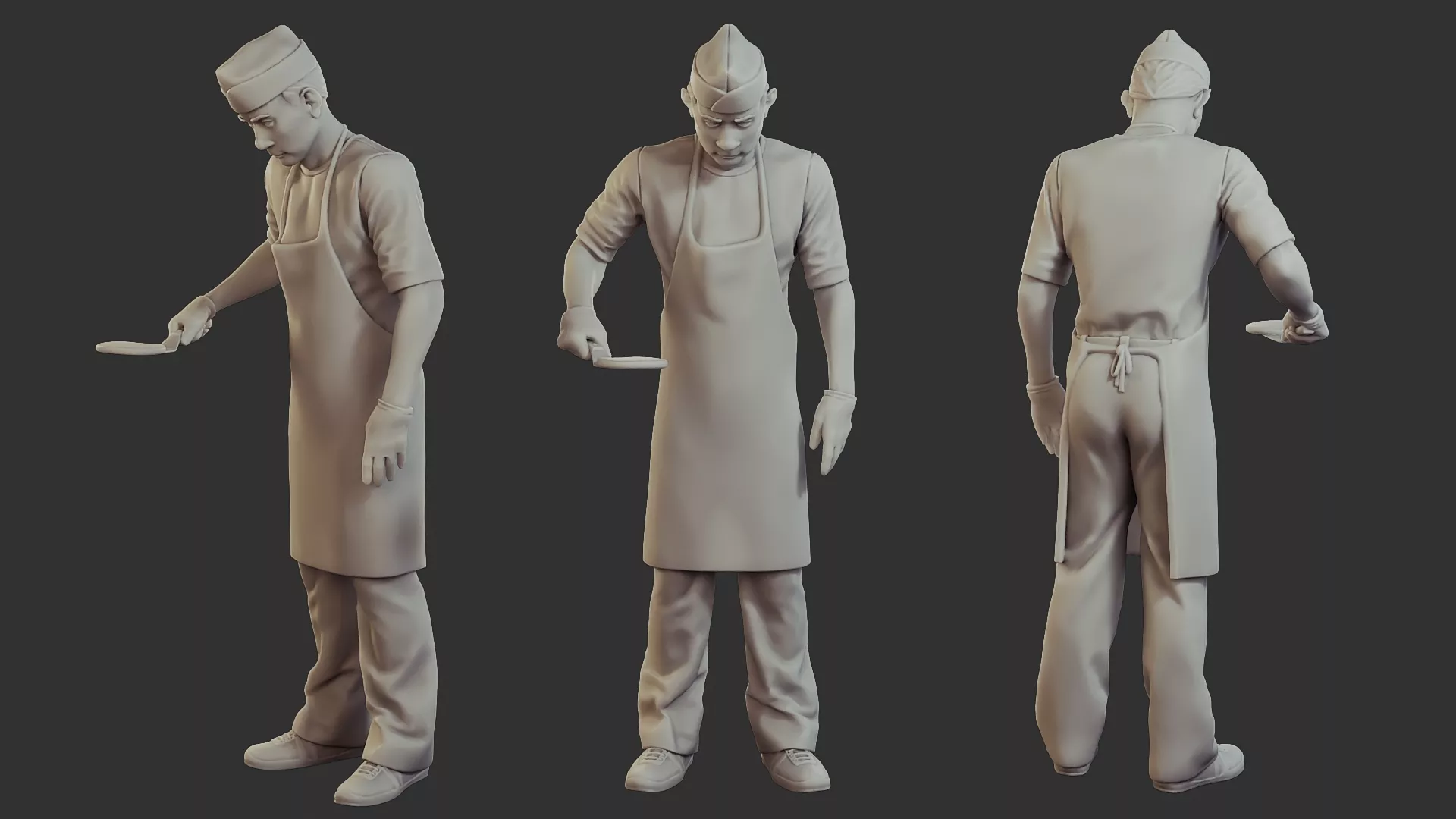 Food vendor 005 3D print model