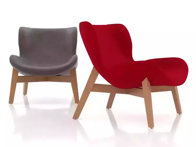 Daff lounge chair 3D model