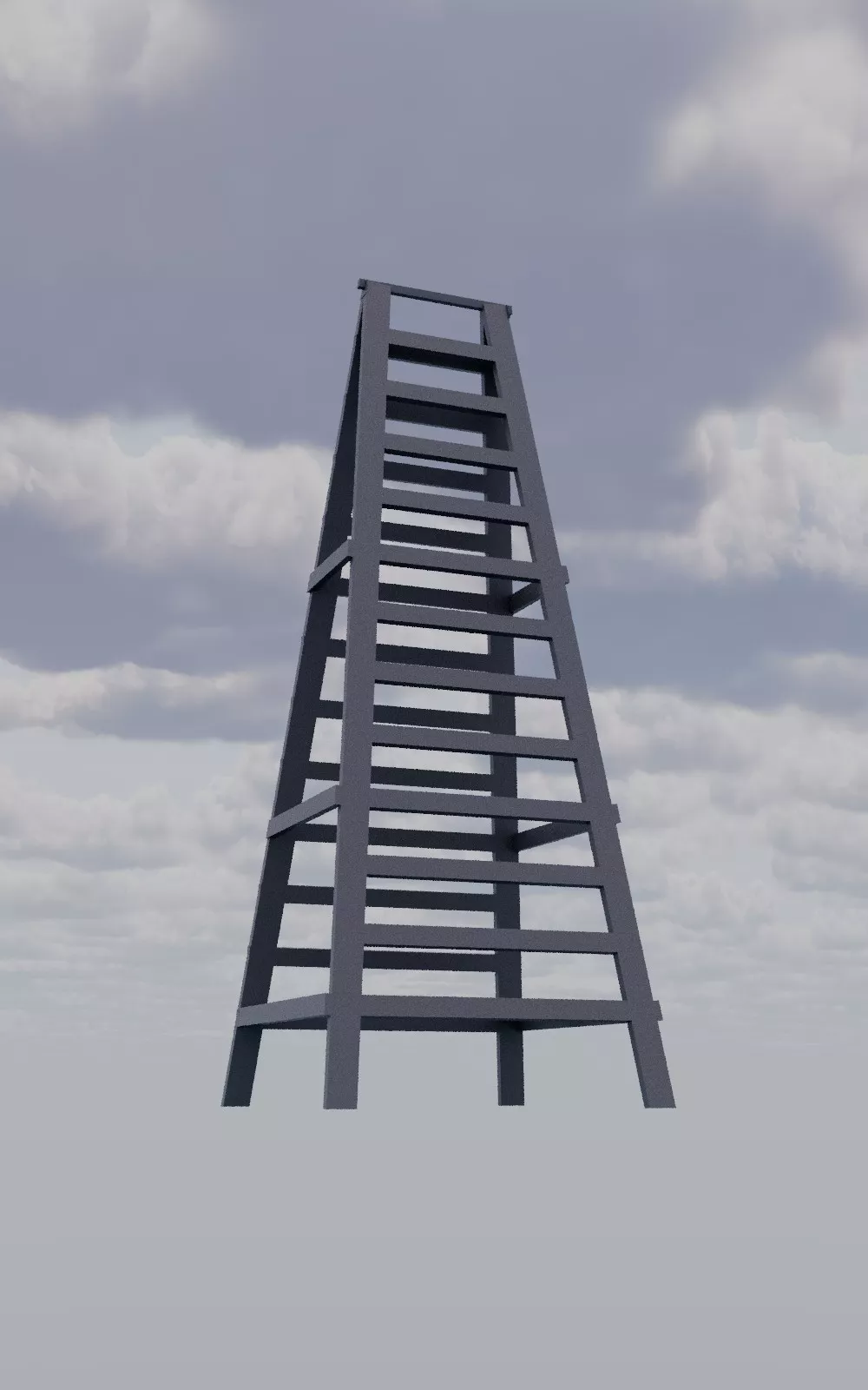 Harland and Wolff shipyard step ladder Free 3D model