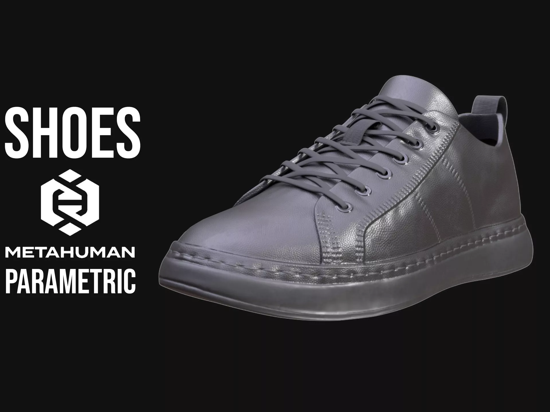 Sneakers for Metahuman 28 - MHPKG Low-poly 3D model