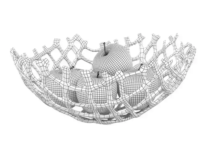 Bowl made out of wires