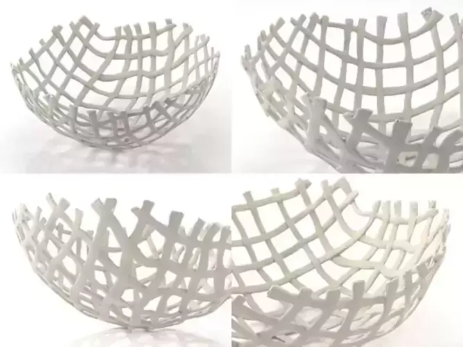 Bowl made out of wires