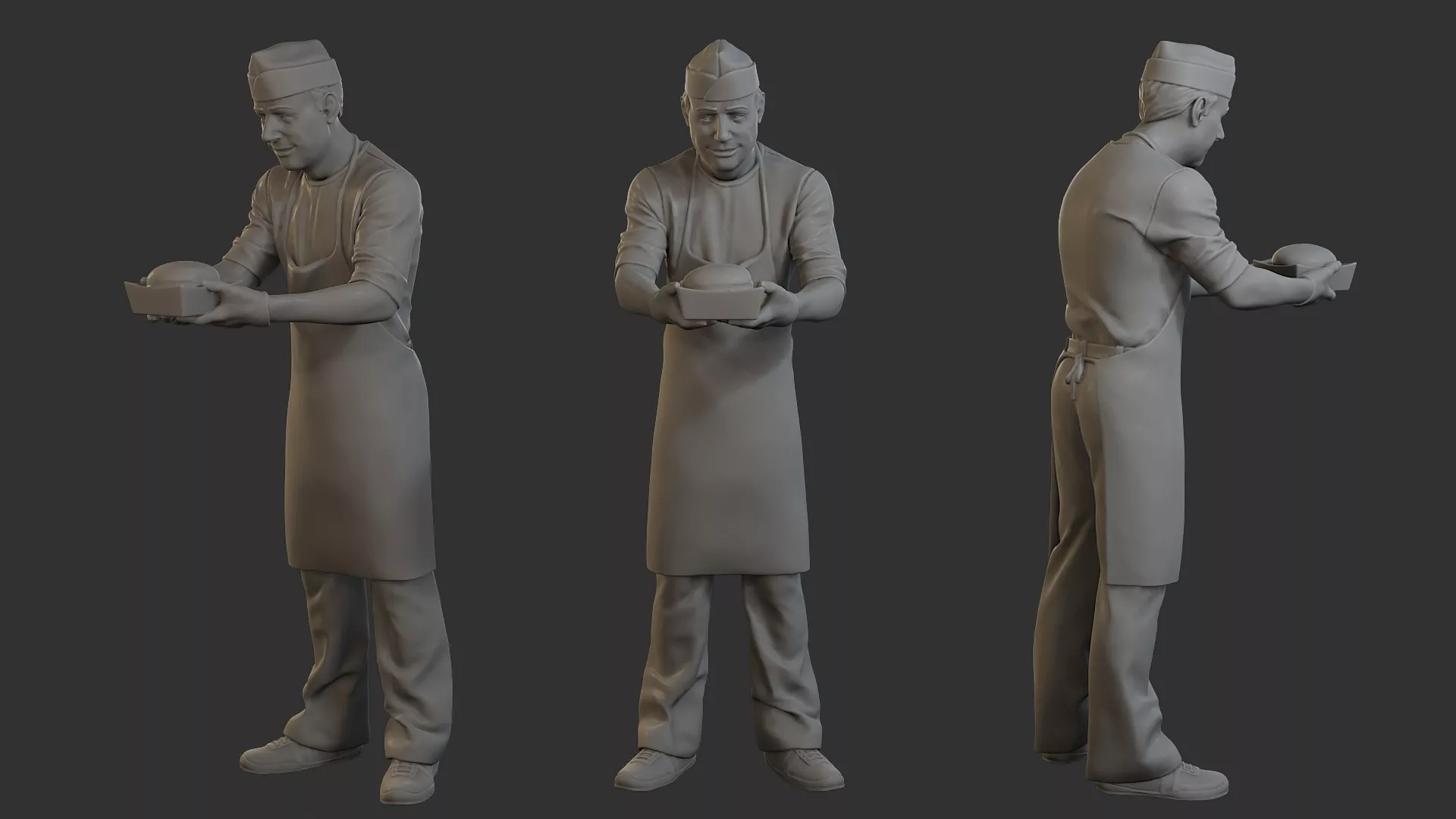 Food vendor 006 3D print model