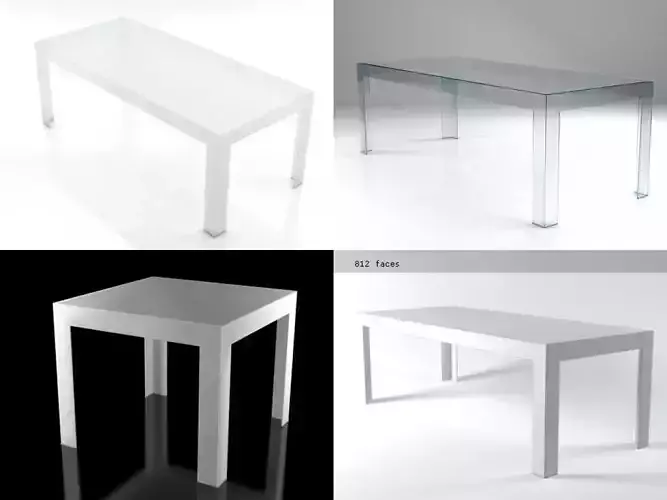Atlantis table with different heights