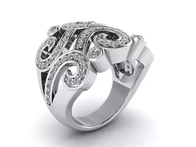 kengkod05 elegant diamond ring gold