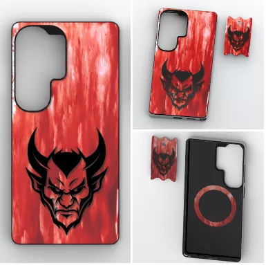 S26 Ultra MagSafe Demon Case and Keychain 3D print model