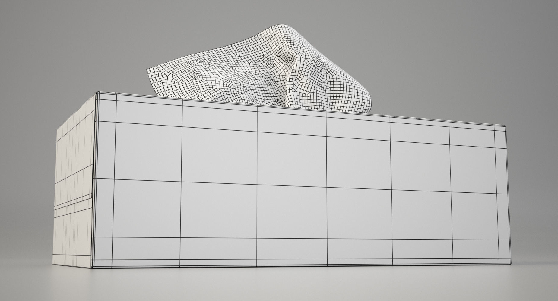 Tissue Box 3D model_25