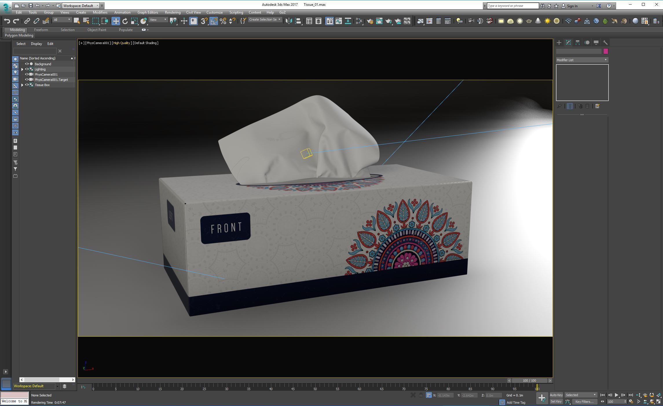 Tissue Box 3D model_27