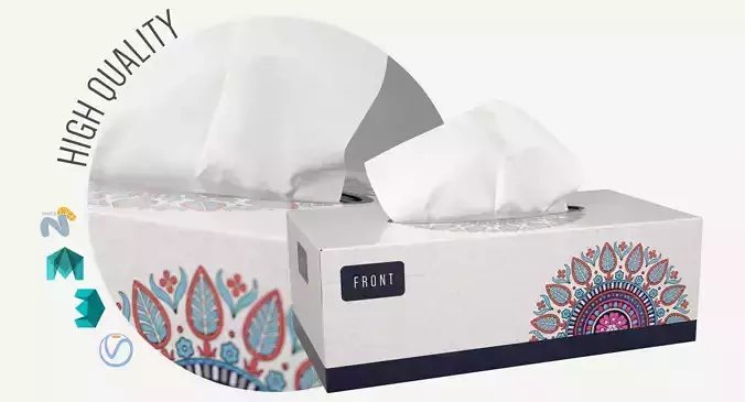 Tissue Box 3D model