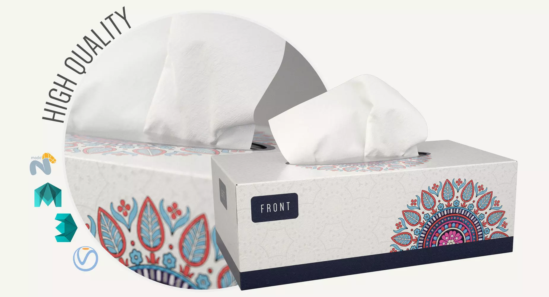 Tissue Box 3D model_0