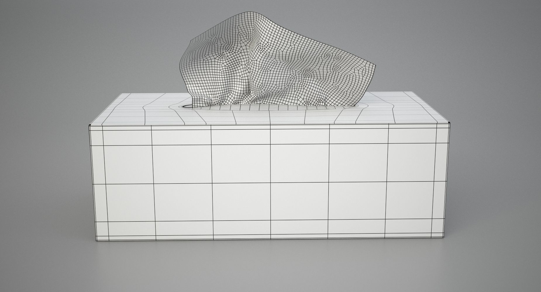 Tissue Box 3D model_9