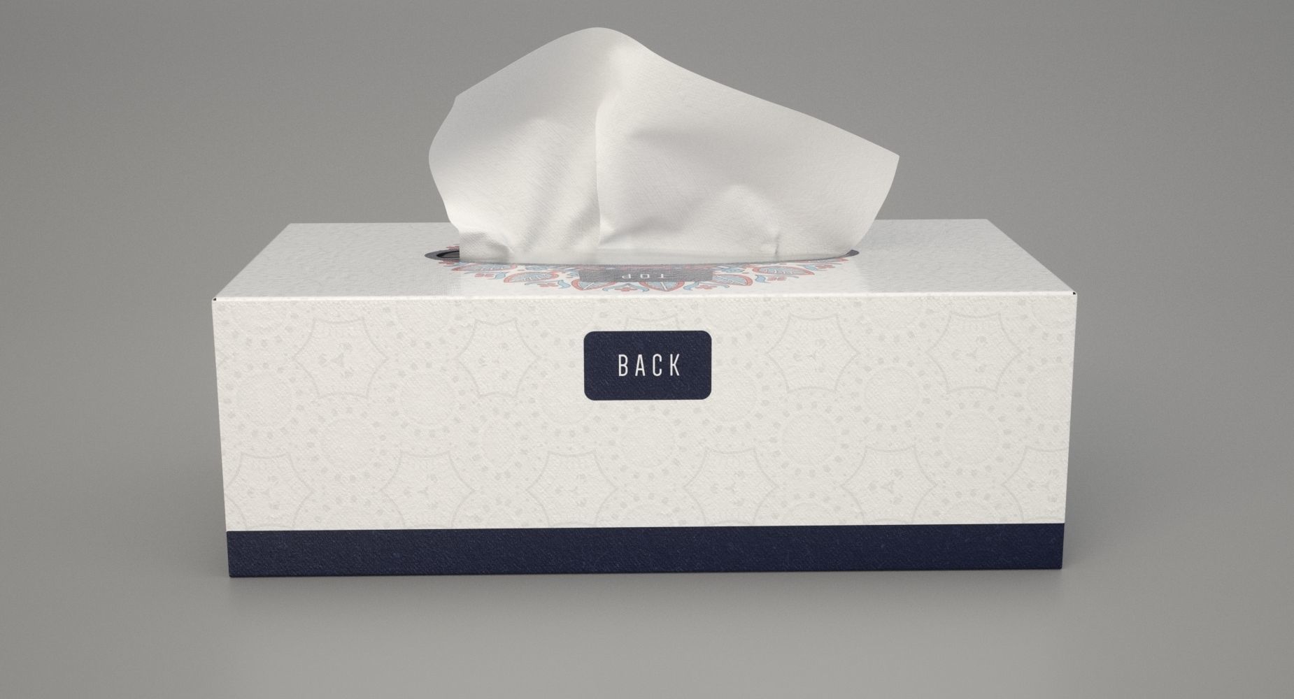Tissue Box 3D model_8