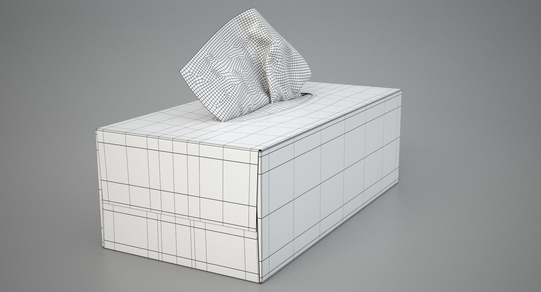 Tissue Box 3D model_13