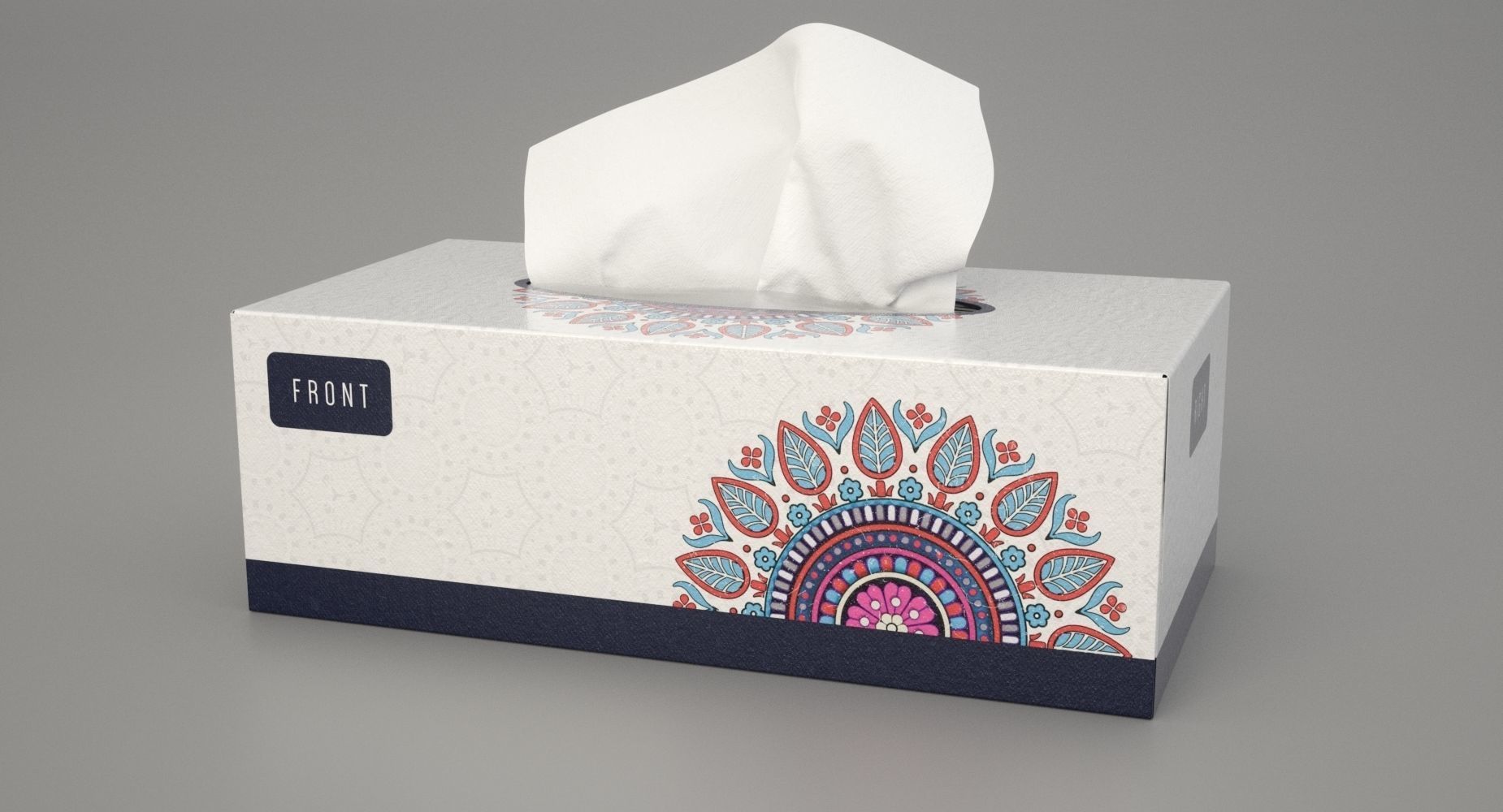 Tissue Box 3D model_22