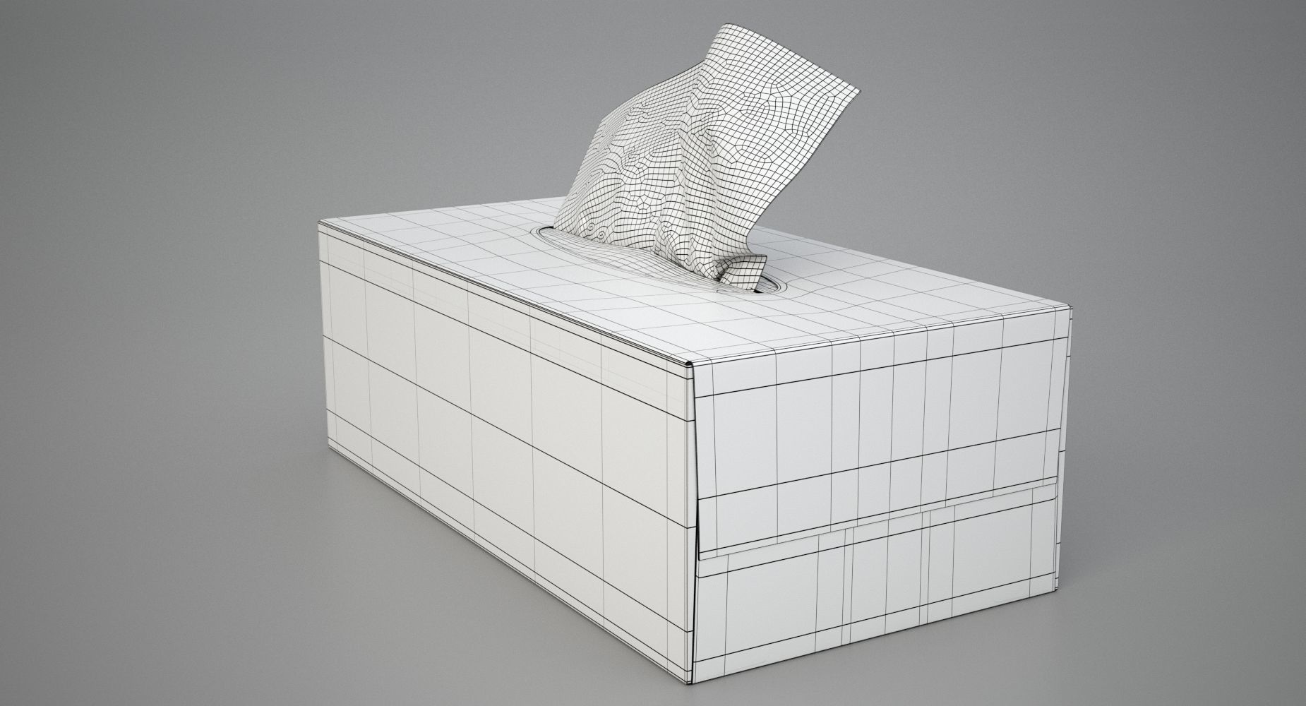 Tissue Box 3D model_21