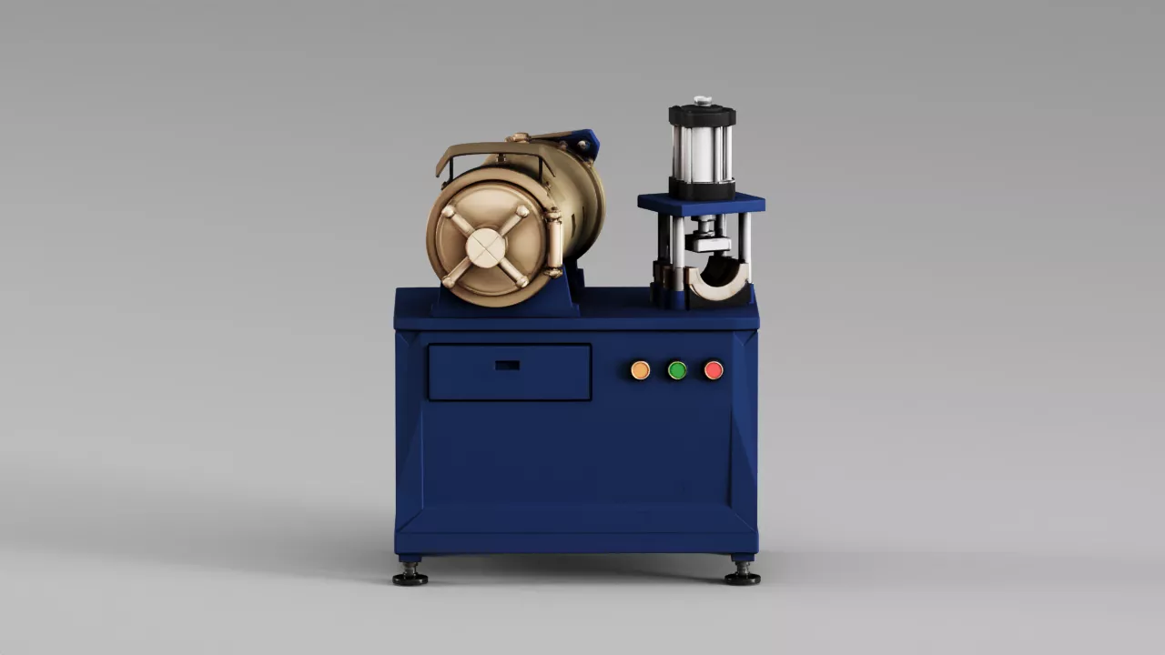 S00418 Cork Stopper Forming Press 3D model