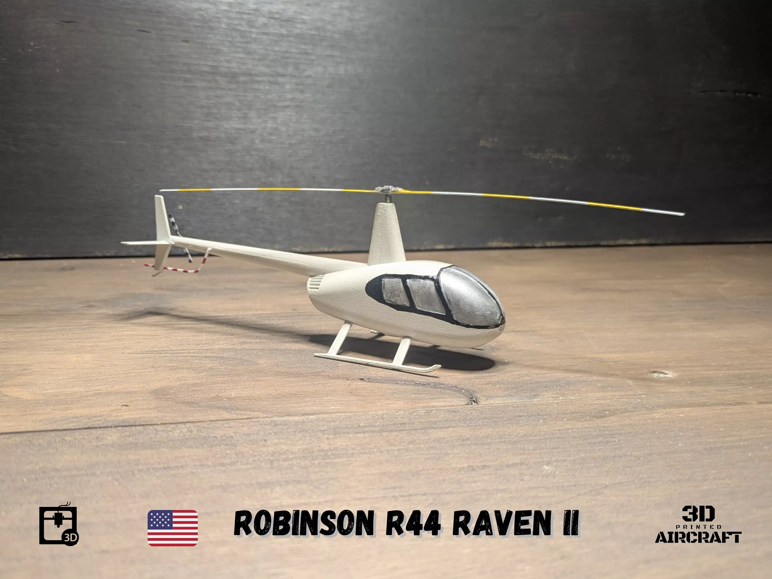 Robinson R44 RAVEN II 3D print model