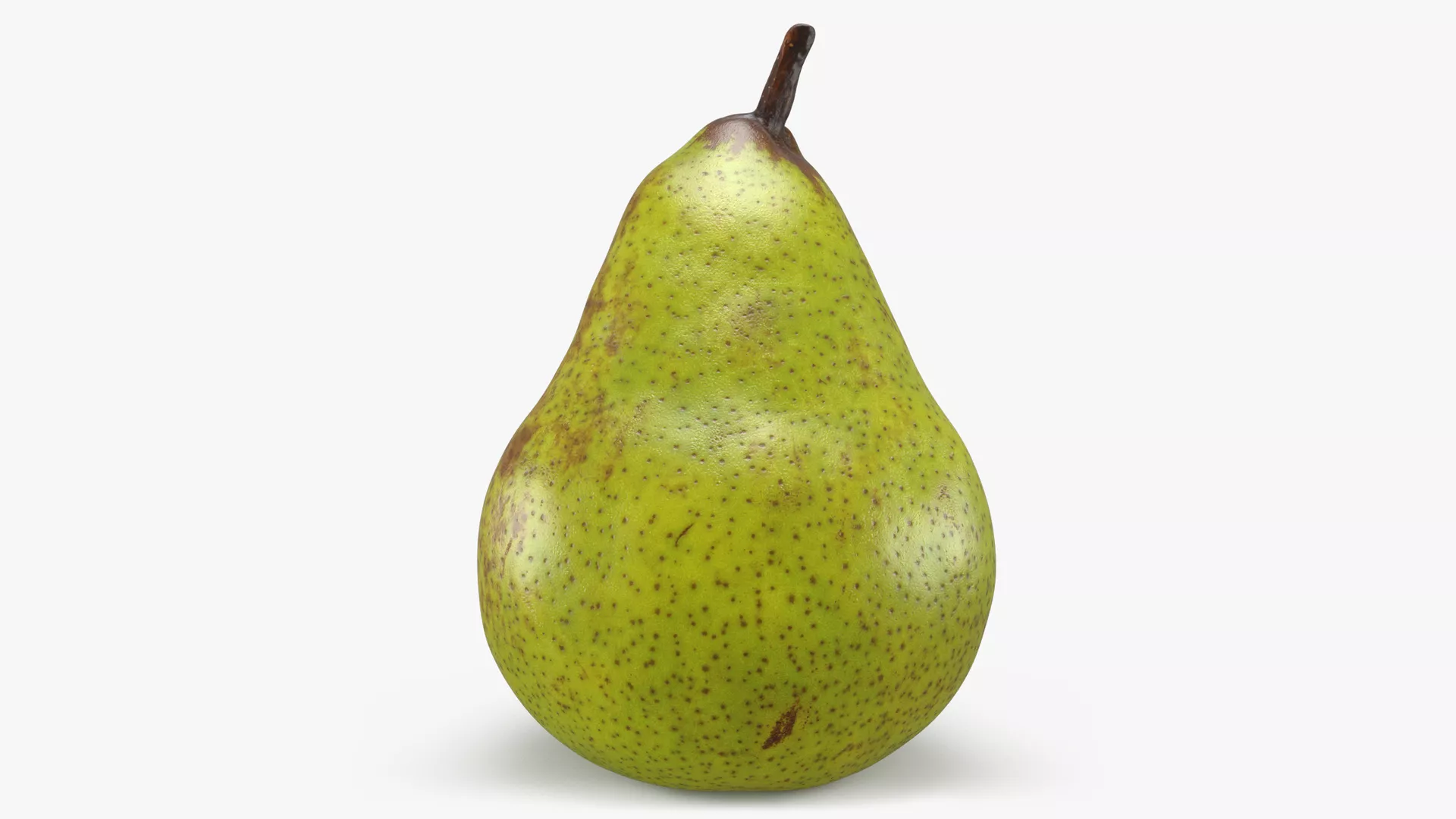 Whole Pear Low-poly 3D model