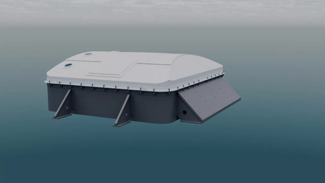 Titanic cargo harch 3D model