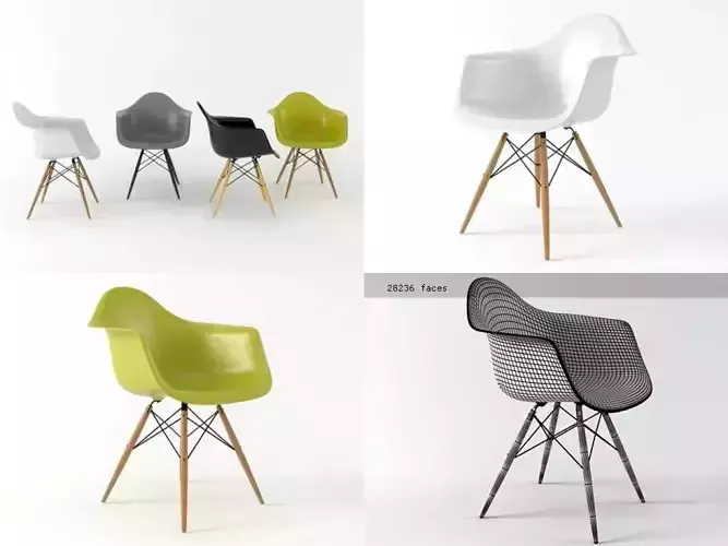 Eames Plastic Armchair DAW