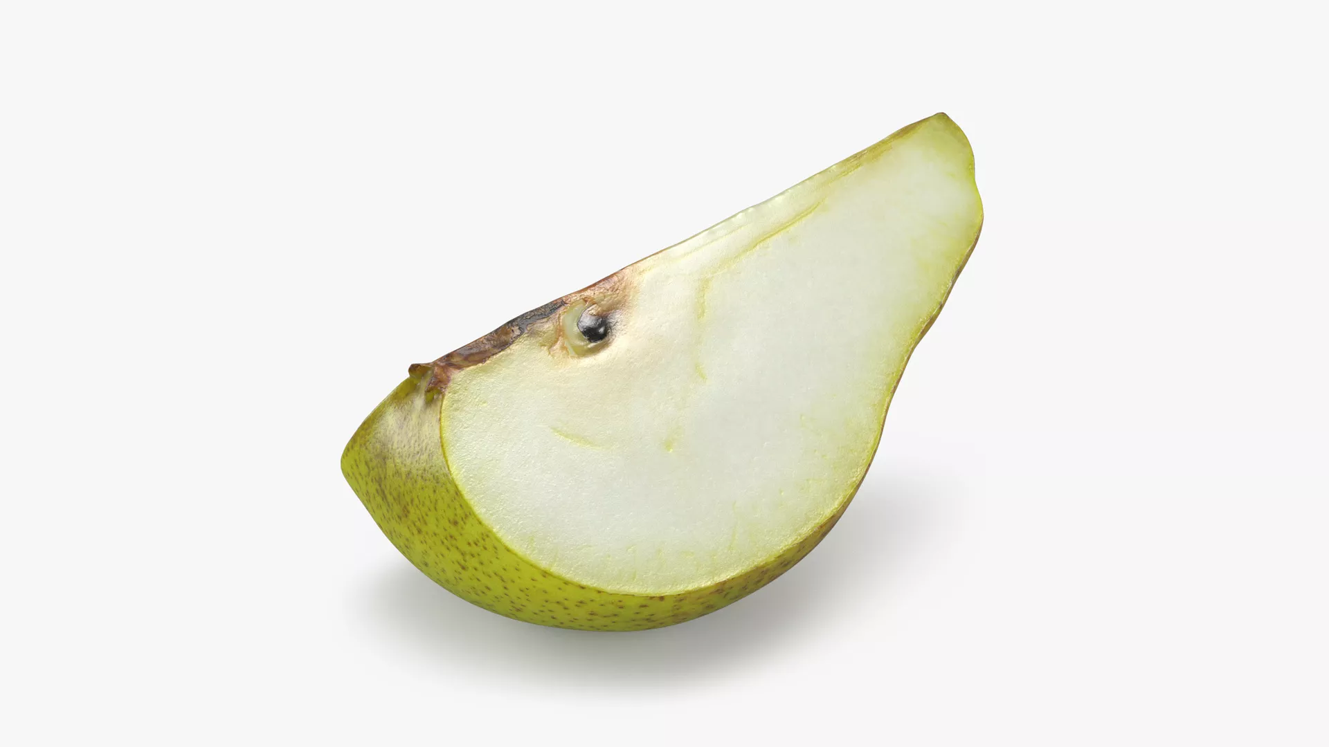 Pear Slice Low-poly 3D model