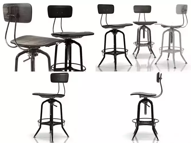 Vintage Toledo Bar Chair