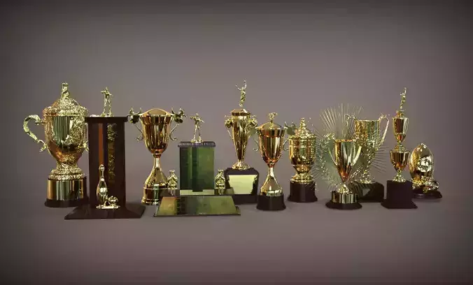 Winner Cup Pack 3D model