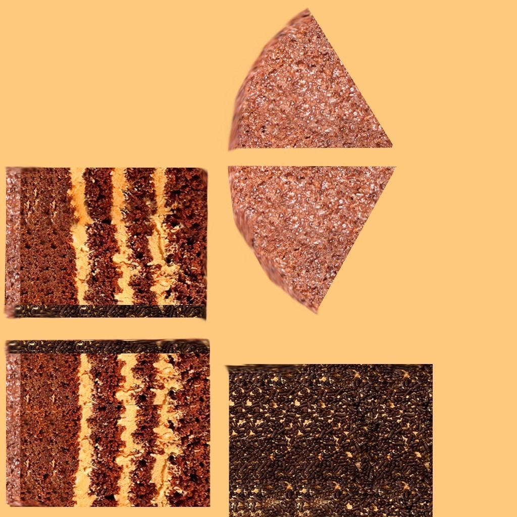 cake choco  3D model_8