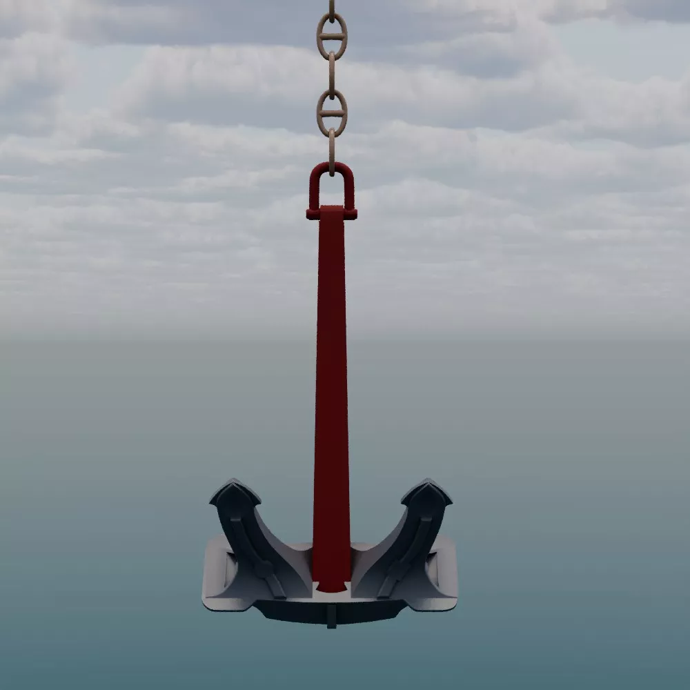 Olympic Titanic anchor 3D model