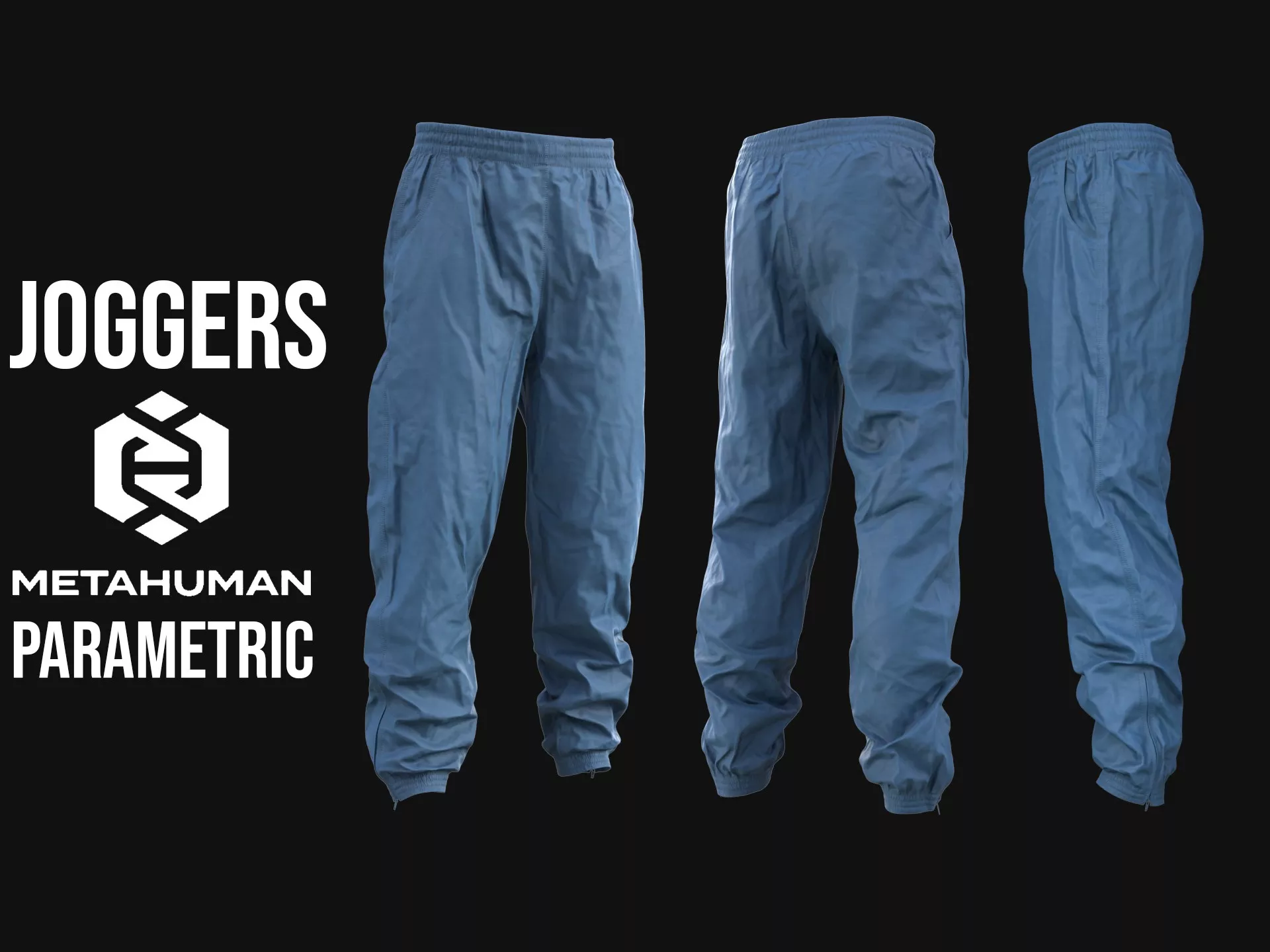 Joggers for Metahuman 95 - MHPKG 3D model