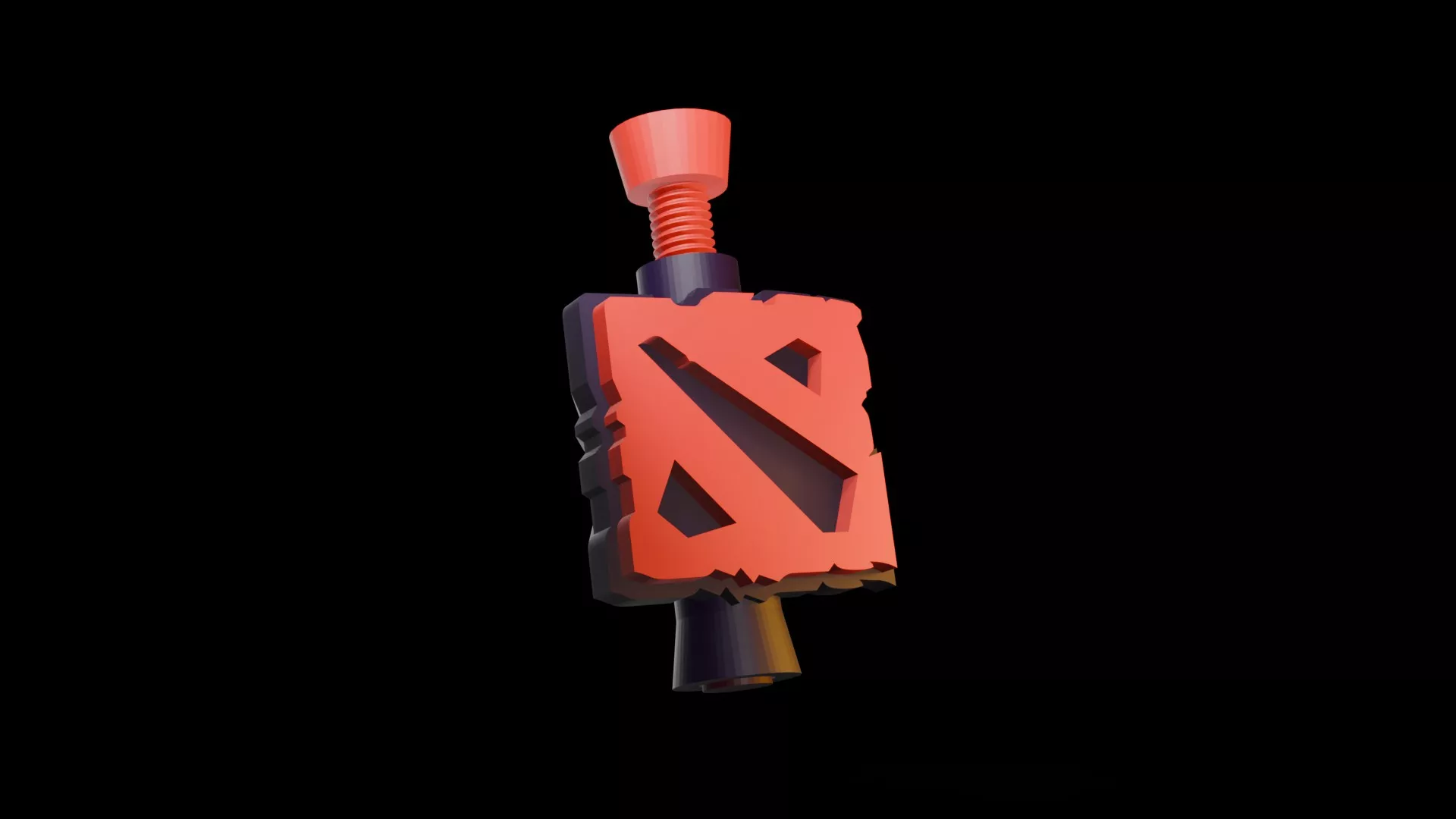 GPU Support Stand Dota 3D Printable Graphics Card Holder STL 3D print model