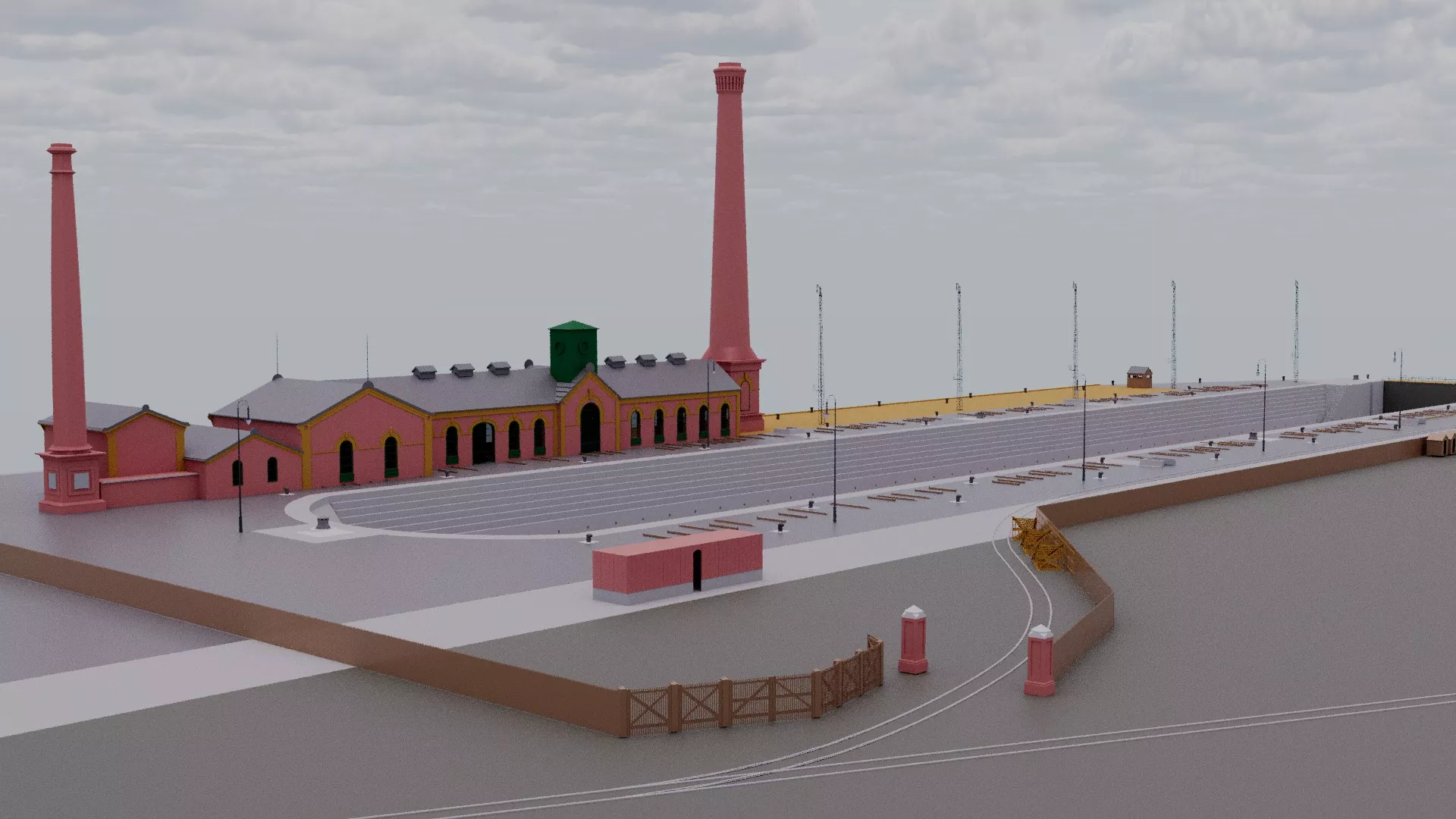 Thompson graving dock Harland and Wolff shipyard Belfast 3D model