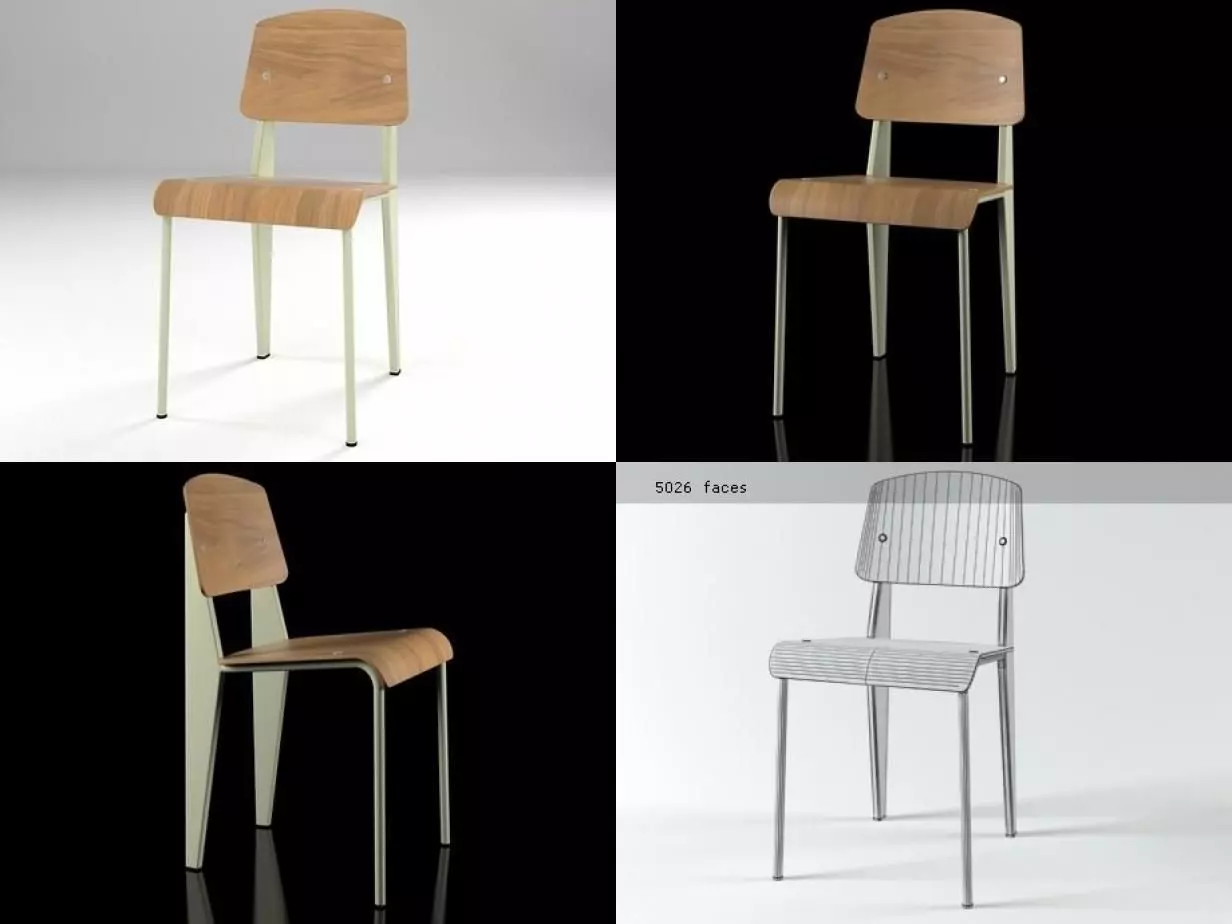 Standard Chair 3D model_1