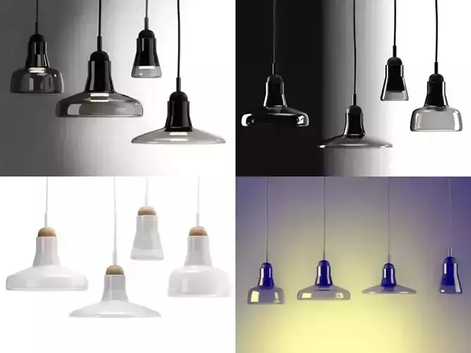 Shadows four pendant lights