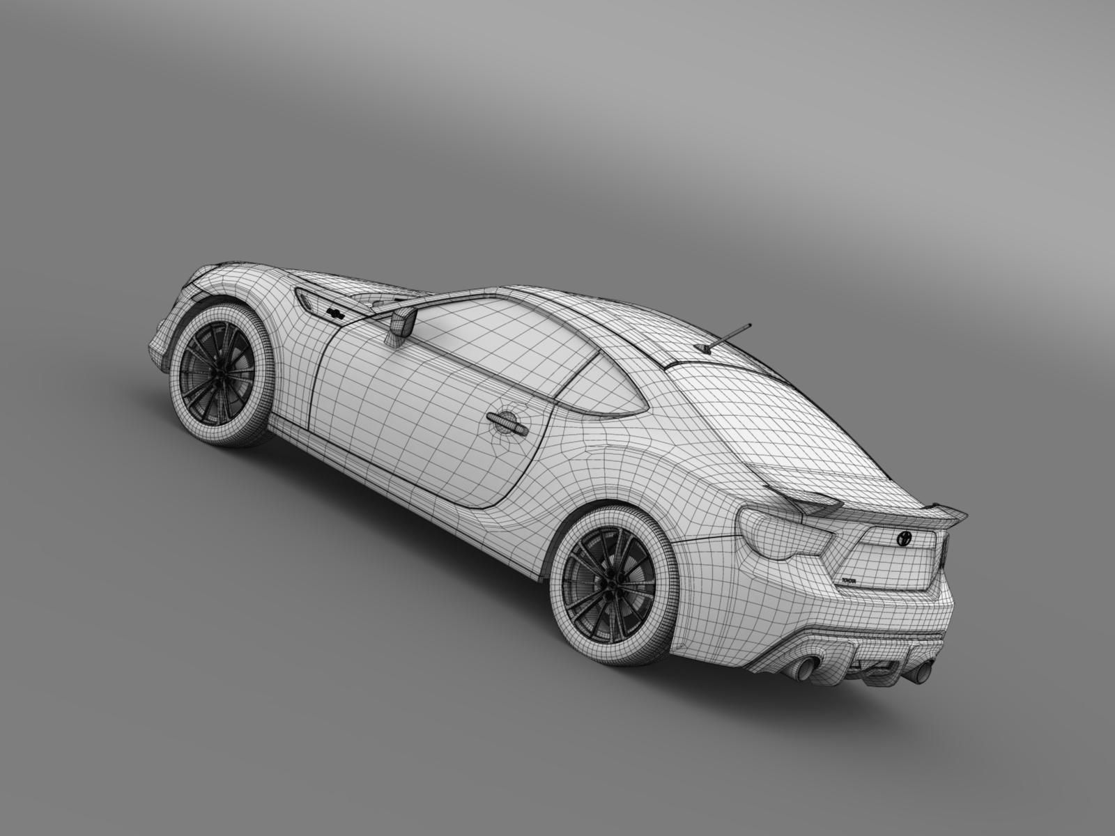 Toyota 86 GT Limited 2012 3D model_18