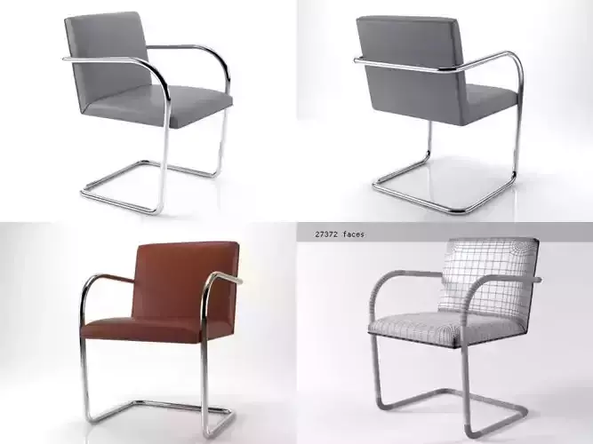 Brno Tubular Side Chair