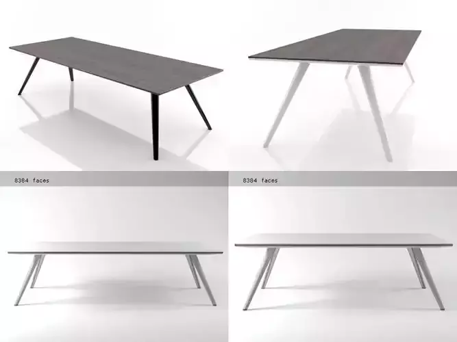 Evans dining table with four legs