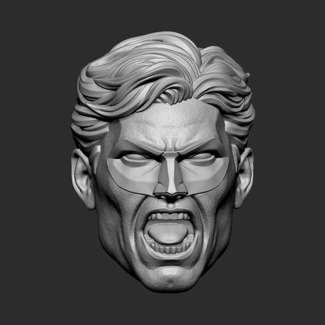 Green Lantern - Hal Jordan Head 3D print model