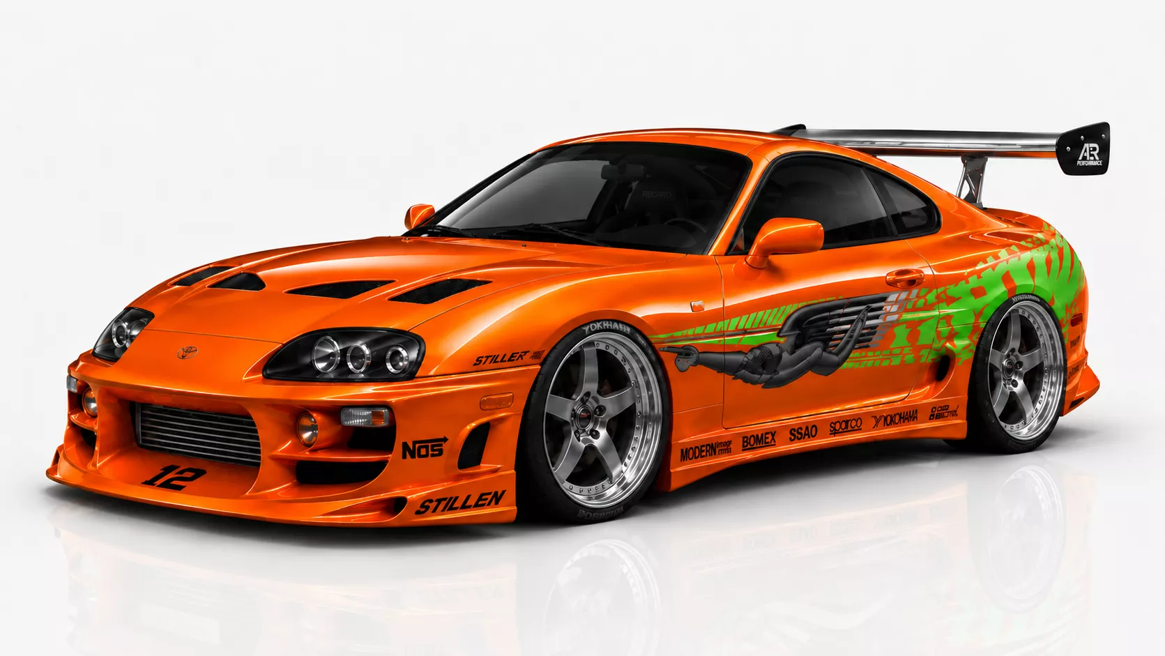 Toyota Supra A80 Fast And Furious Car 3d model Supra Low-poly 3D model