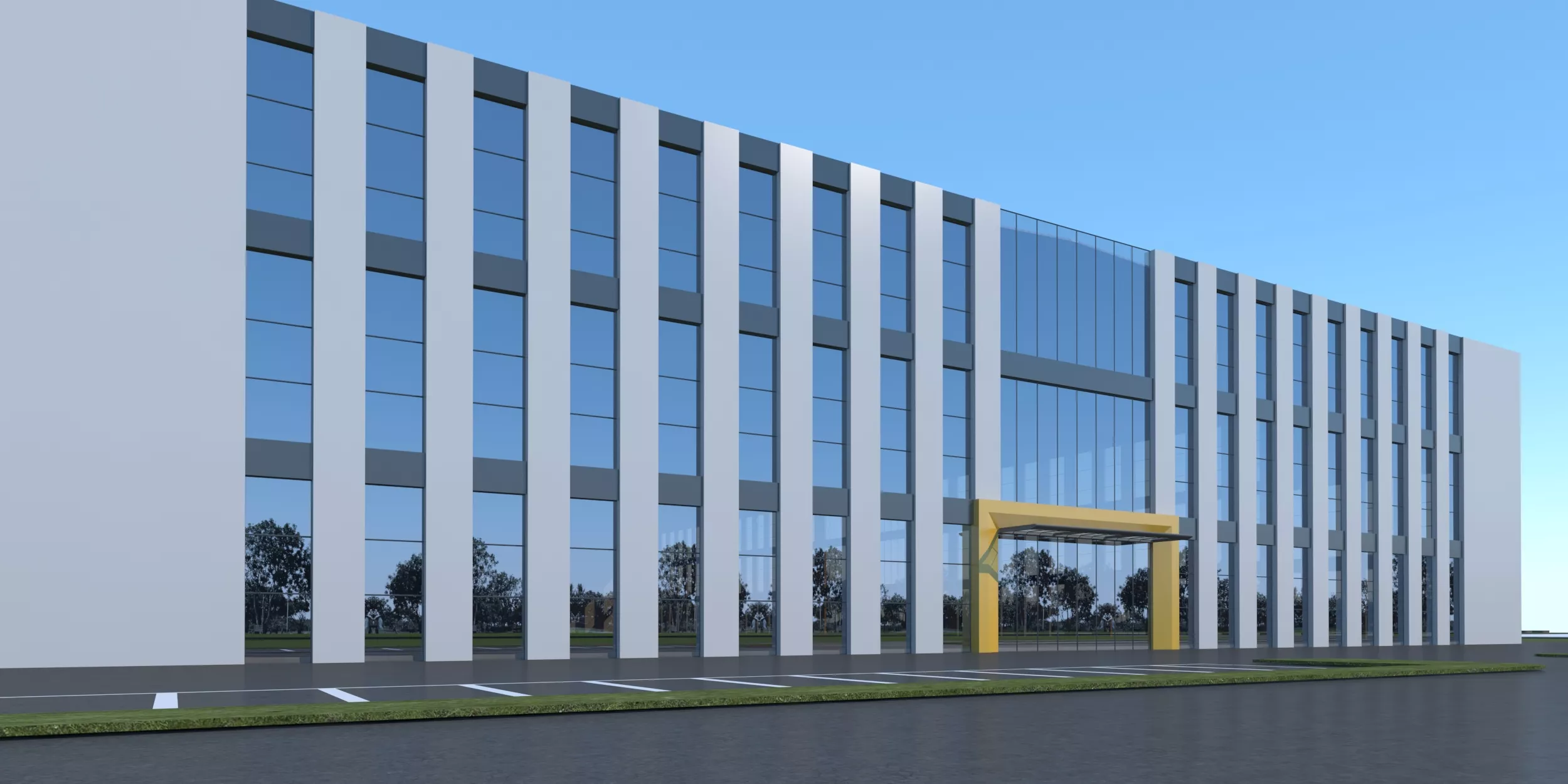 factory exterior05 3D model