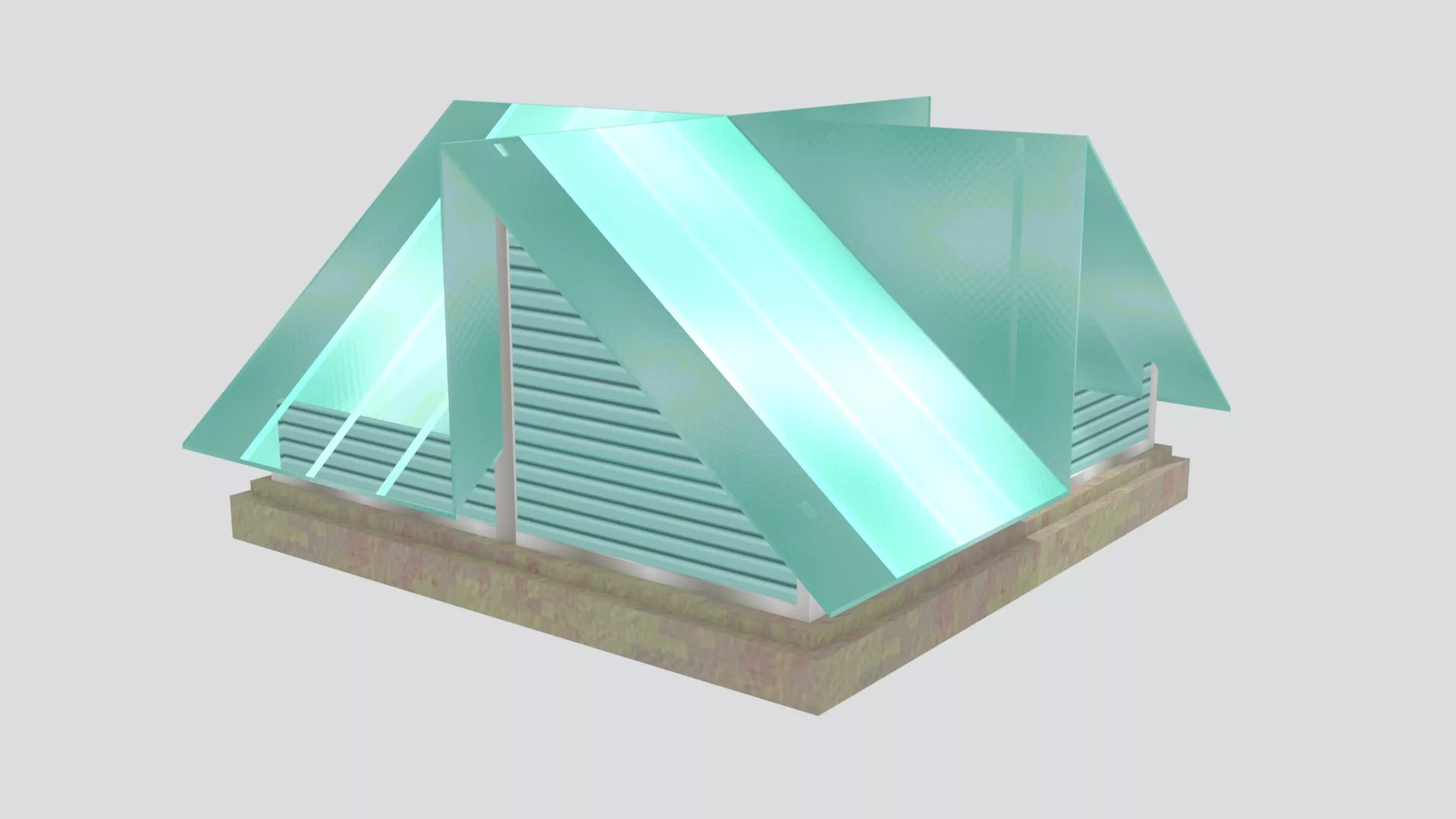 Skylight Well 09 Architectural Element FBX OBJ USD 3D model