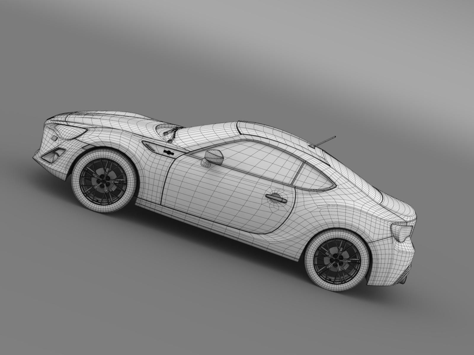 Toyota 86 Prototype 2011 3D model_16