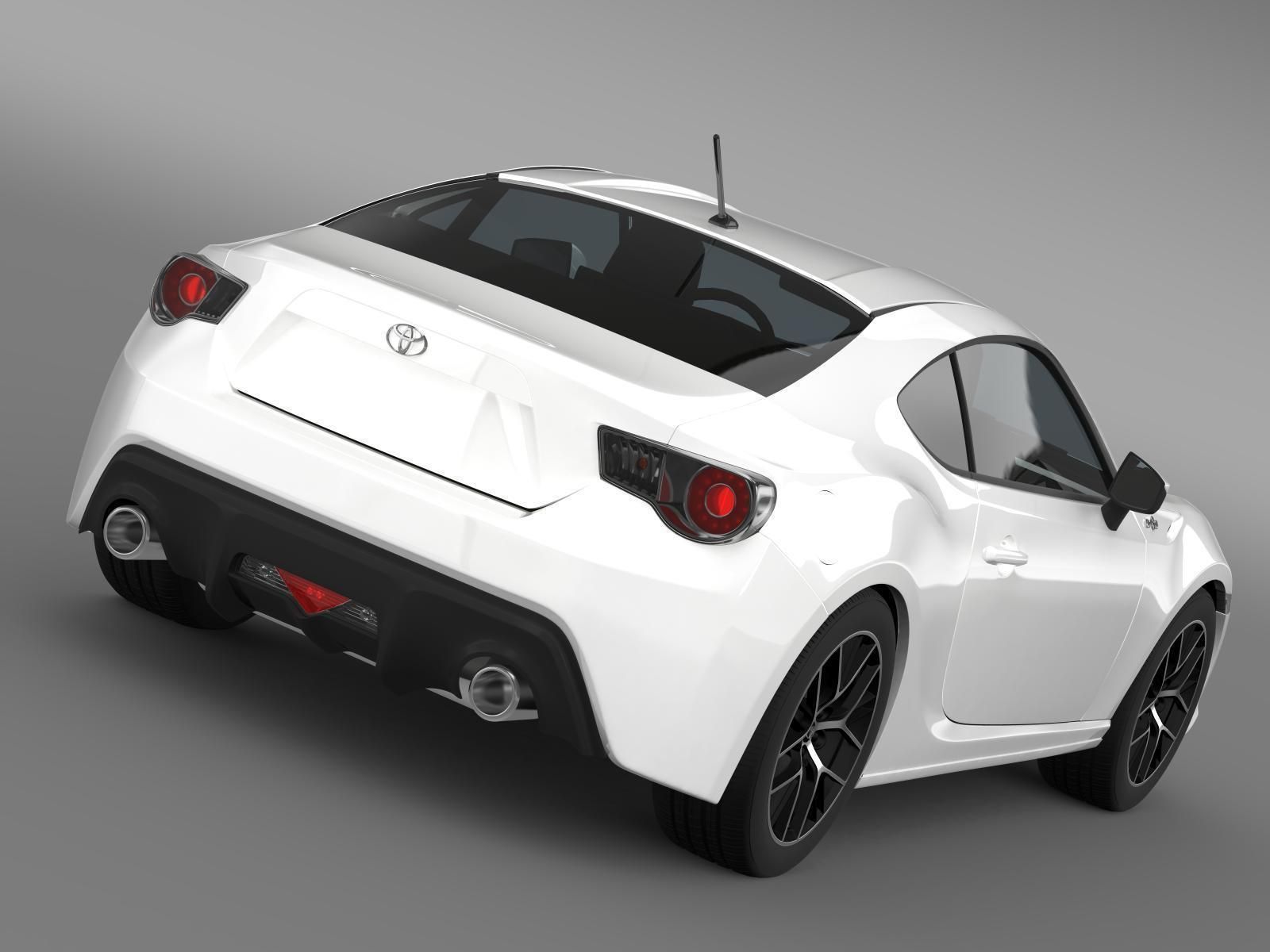 Toyota 86 Prototype 2011 3D model_4