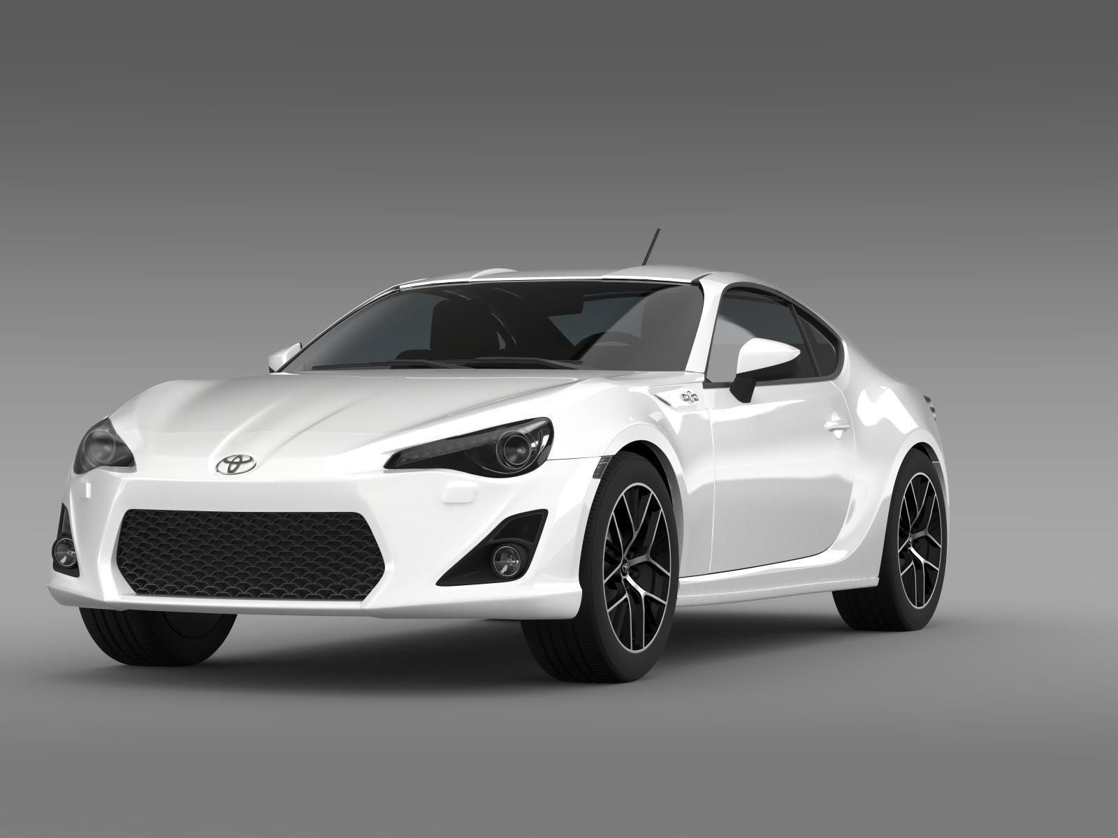 Toyota 86 Prototype 2011 3D model_3