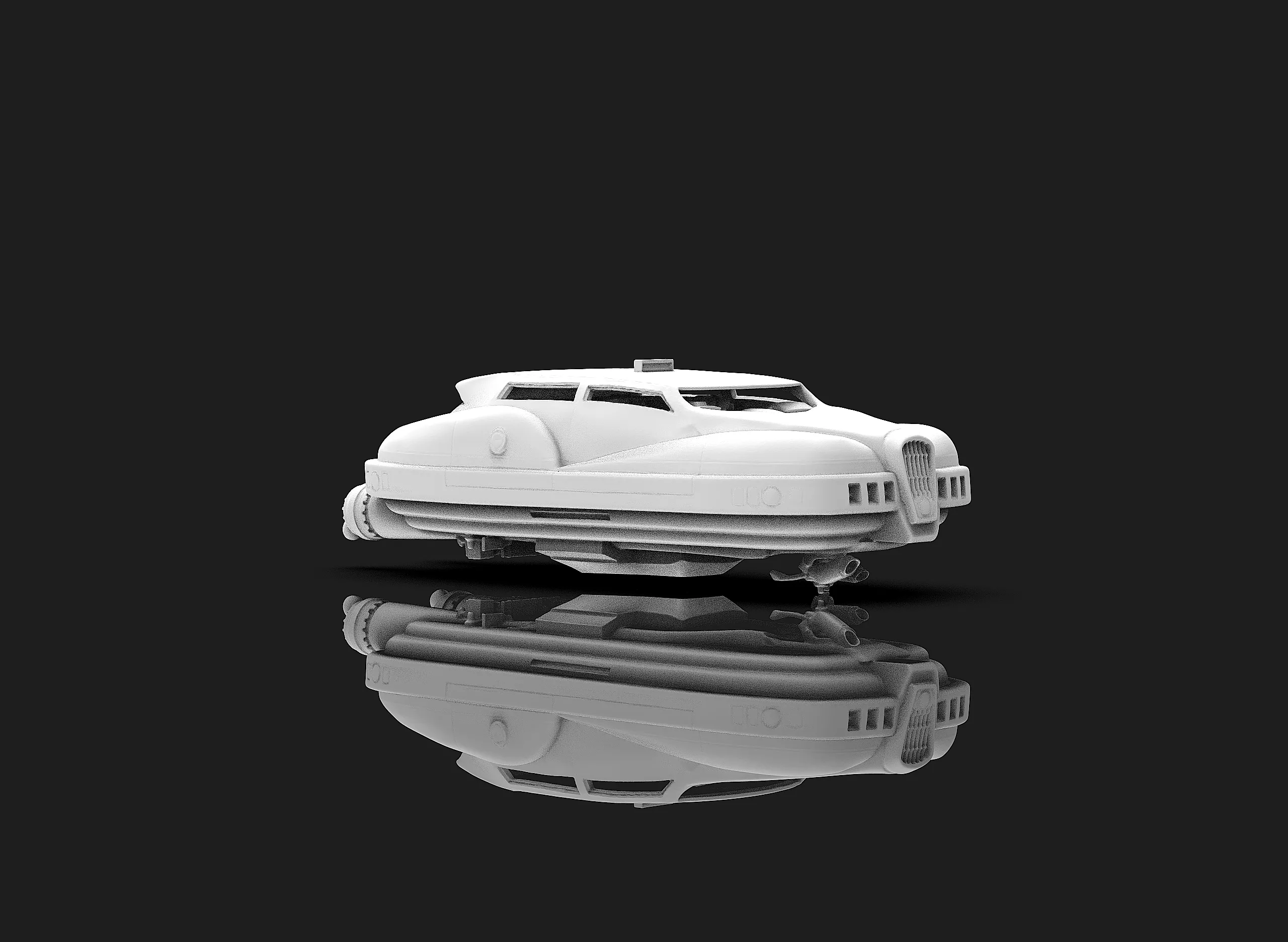 Korben Dallas Taxi The Fifth Element Solid 10cm 3D Printable Free 3D print model