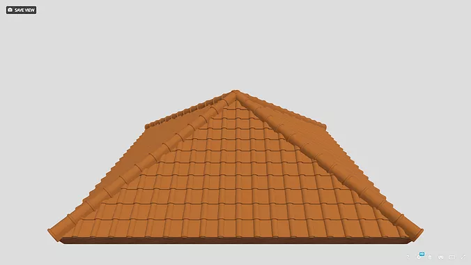 High-Precision Exquisite Roof 3D model