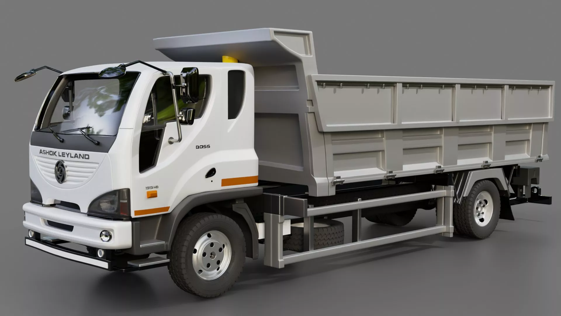 Ashok Leyland Boss Dump Truck 3D model