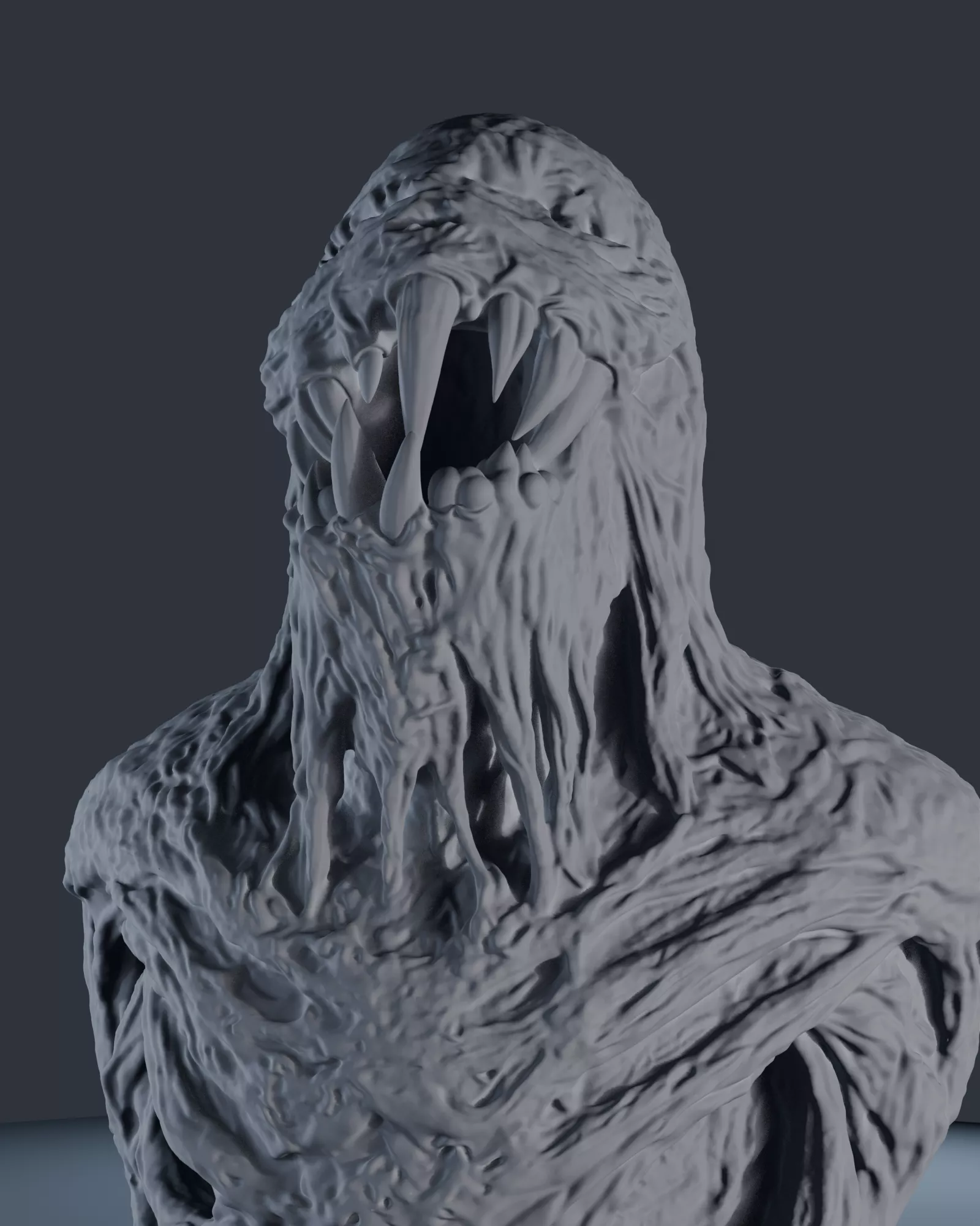 Fan Art Resident Evil 7 Mold Horror Monster Molded zombie 3D print model