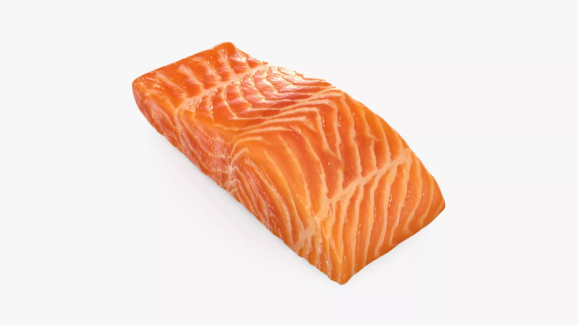 Salmon Fillet 01 Low-poly 3D model